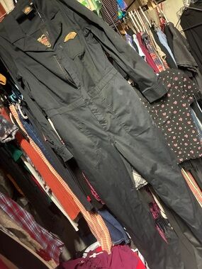 Harley-Davidson Black Mechanic Coverall Jumpsuit with Patch